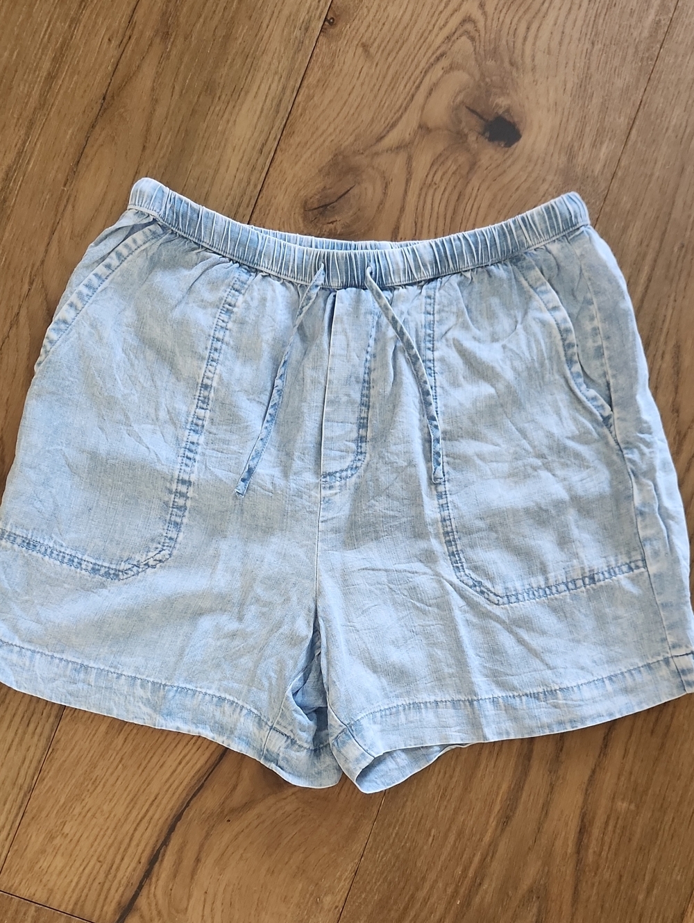 Splendid Light Blue  Drawstring Women's Shorts